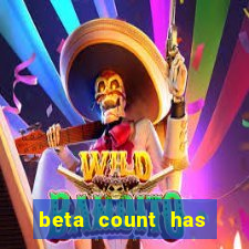 beta count has changed pt br